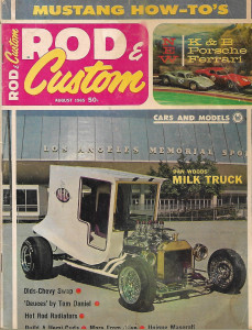 ROD & CUSTOM 1965 AUG - CUSTOM MUSTANG IDEAS, ROD RADIATORS, HP ENGINEERING*